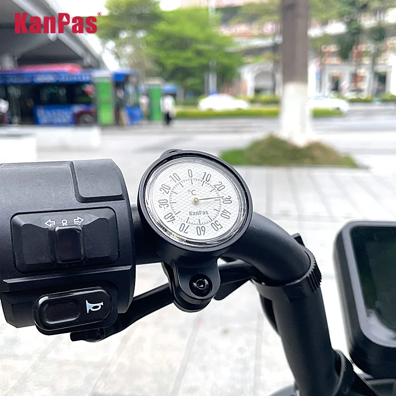 Bicycle Motorcycle Thermometer KANPAS Thermometer for Bicycle Motorcycle Electric Motorcycle for handlebar