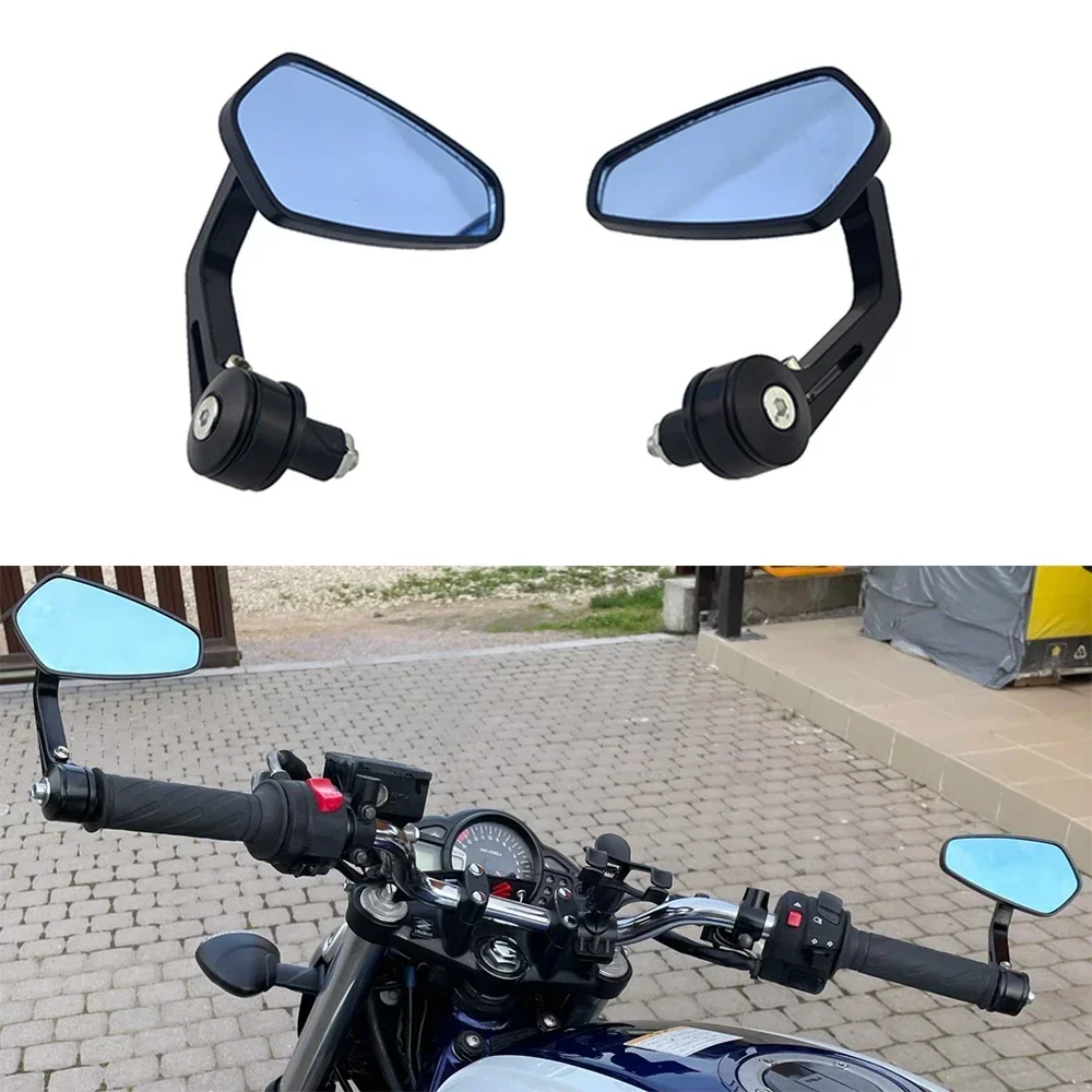Handlebar Mirror Suitable for 7/8'22mm Handle Width Motorcycle Rearview Mirror Motorcycle Universal Accessories Side