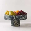 Nordic Green Marble Fruit Bowl Home Decoration 1