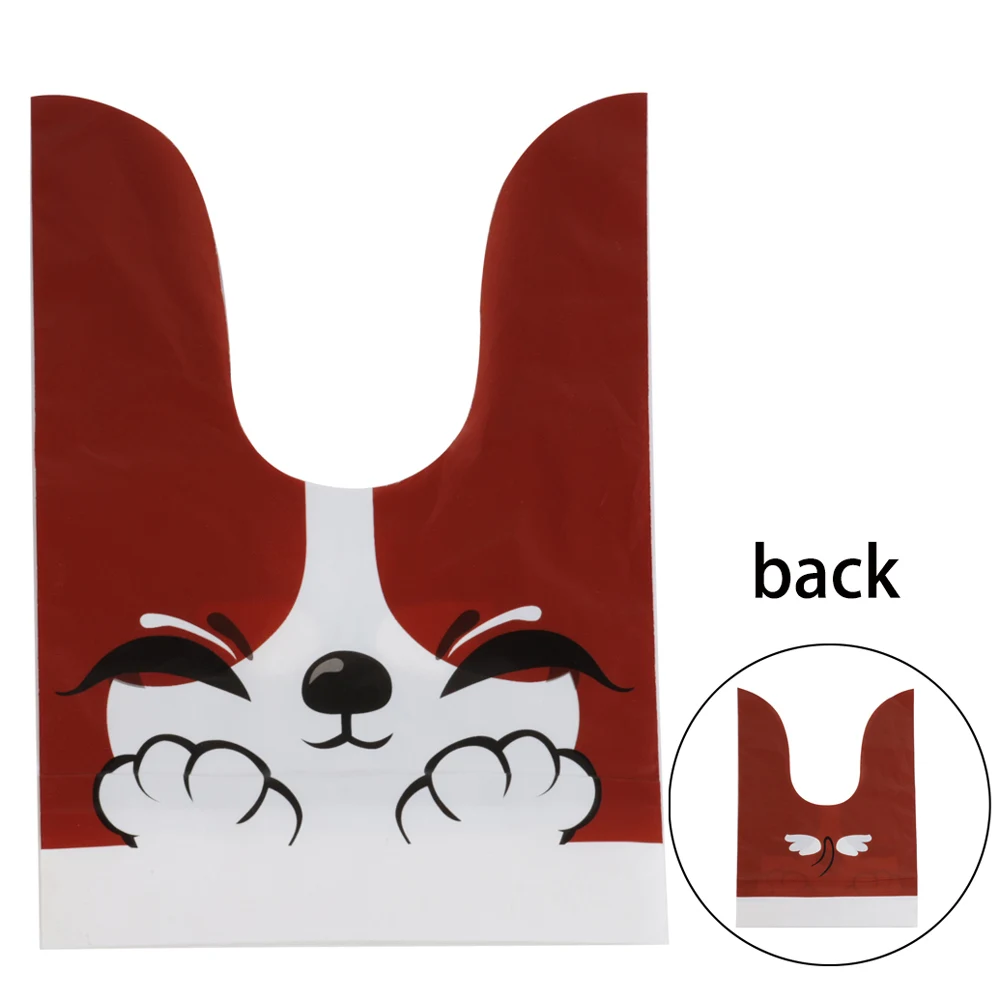 Cute Rabbit Ear Candy and Snack Bags - Bulk Pack of 10, 25, or 50 Pieces for Baking Supplies and Kids' Gifts