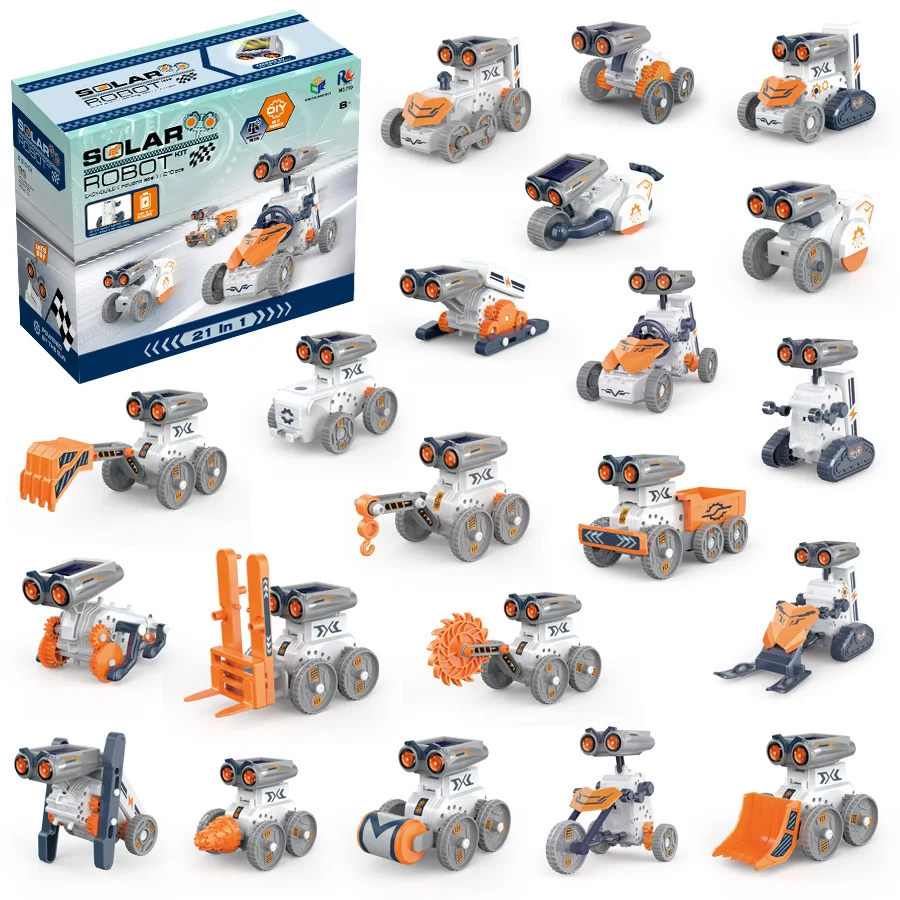 ABS Solar Robot Toys Kit for Kids Education