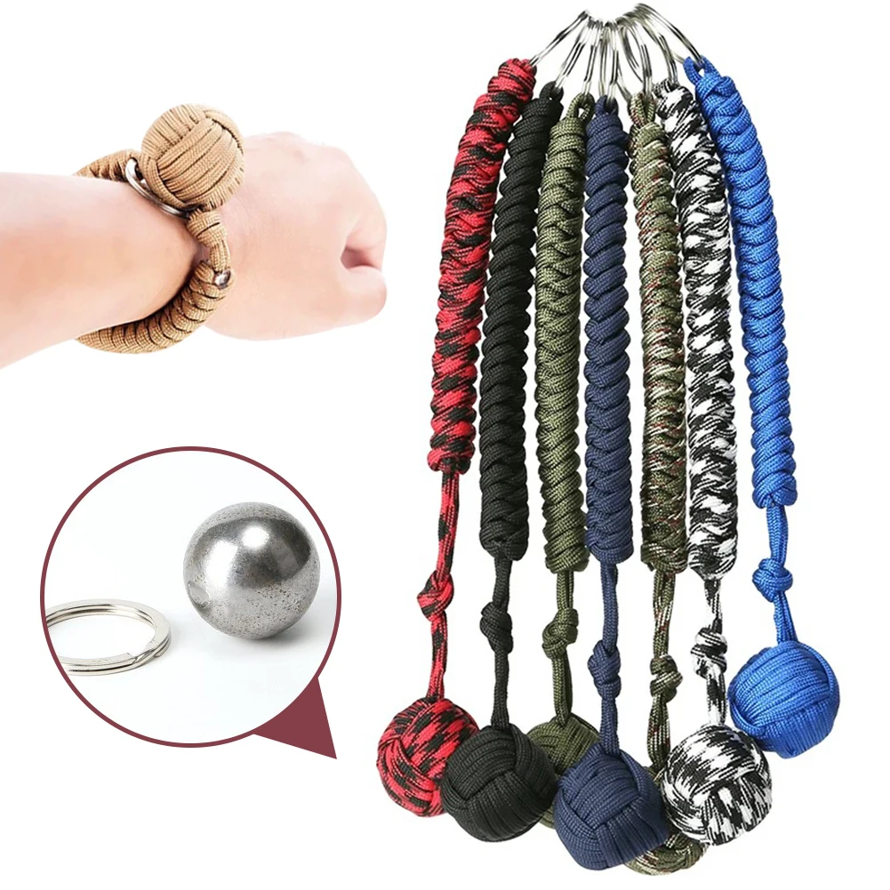 Outdoor-Security-Protection-Black-Monkey-Fist-Steel-Ball-For-Girl ...
