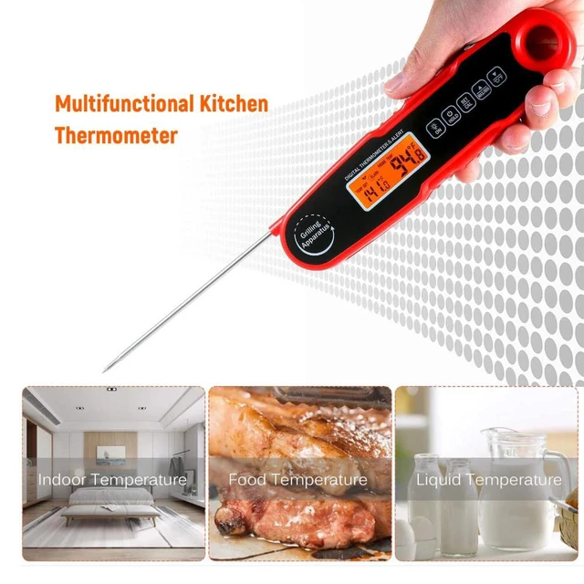 Dual Probe Smart Oven Electronic BBQ Thermometer Folding Waterproof  Household Food Cooking Thermometer - AliExpress