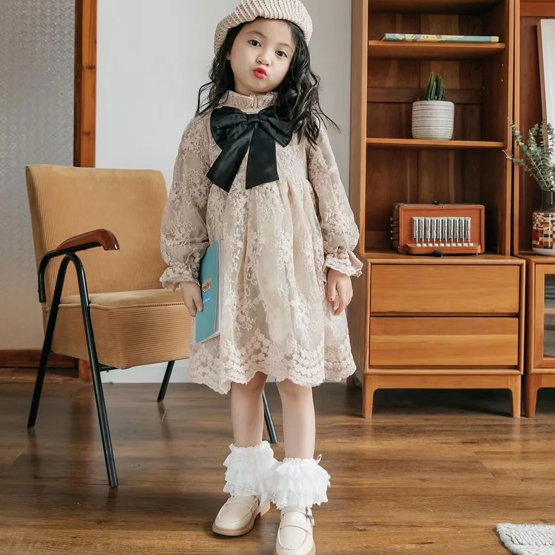 Girls socks lace princess socks large ruffle princess dress lace for newborns / babies / toddlers little girls kids socks