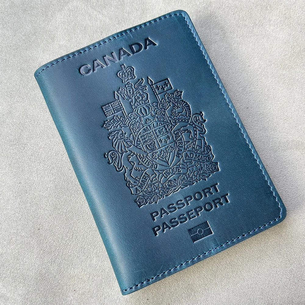Genuine-Leather-Canadian-Passport-cover-Travel-front-cover-Canadians ...