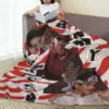 Throw Blanket 80s Ralph Macchio Micro Fleece Blanket Four Sizes Cartoon Warm For Living Room Nice Gift 2