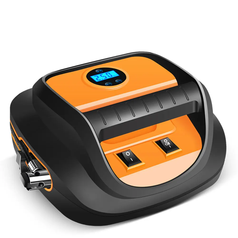 

12V Portable Car Air Pump Electric Vehicle Air Pump 40L/min Air Pressure Tire Inflator Digital Display Quick Inflation Function