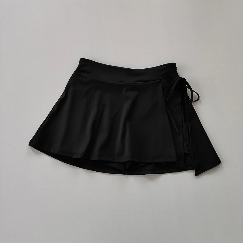 thumbnail image 1 of Falda deportiva para Yoga, falda de tenis y bádminton, pantalones de medio cuerpo, falda con bolsillo de secado rápido, falda con correa lateral dividida, pantalones para prendas de vestir, 1 of 6