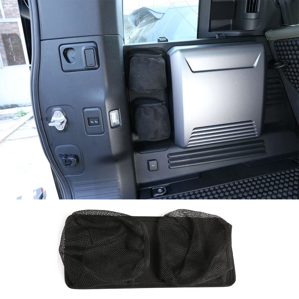 

Новинка! Для Land Rover Defender 110 130 2020 Автомобильный багажник боковой ящик для хранения Сетка карманные аксессуары jh