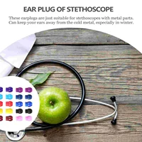 Stethoscope Ear Tips Replacement Echoscope Plug Tip Pieces Plugs Accessoryaccessories Size Eartips Parts Silicone 2