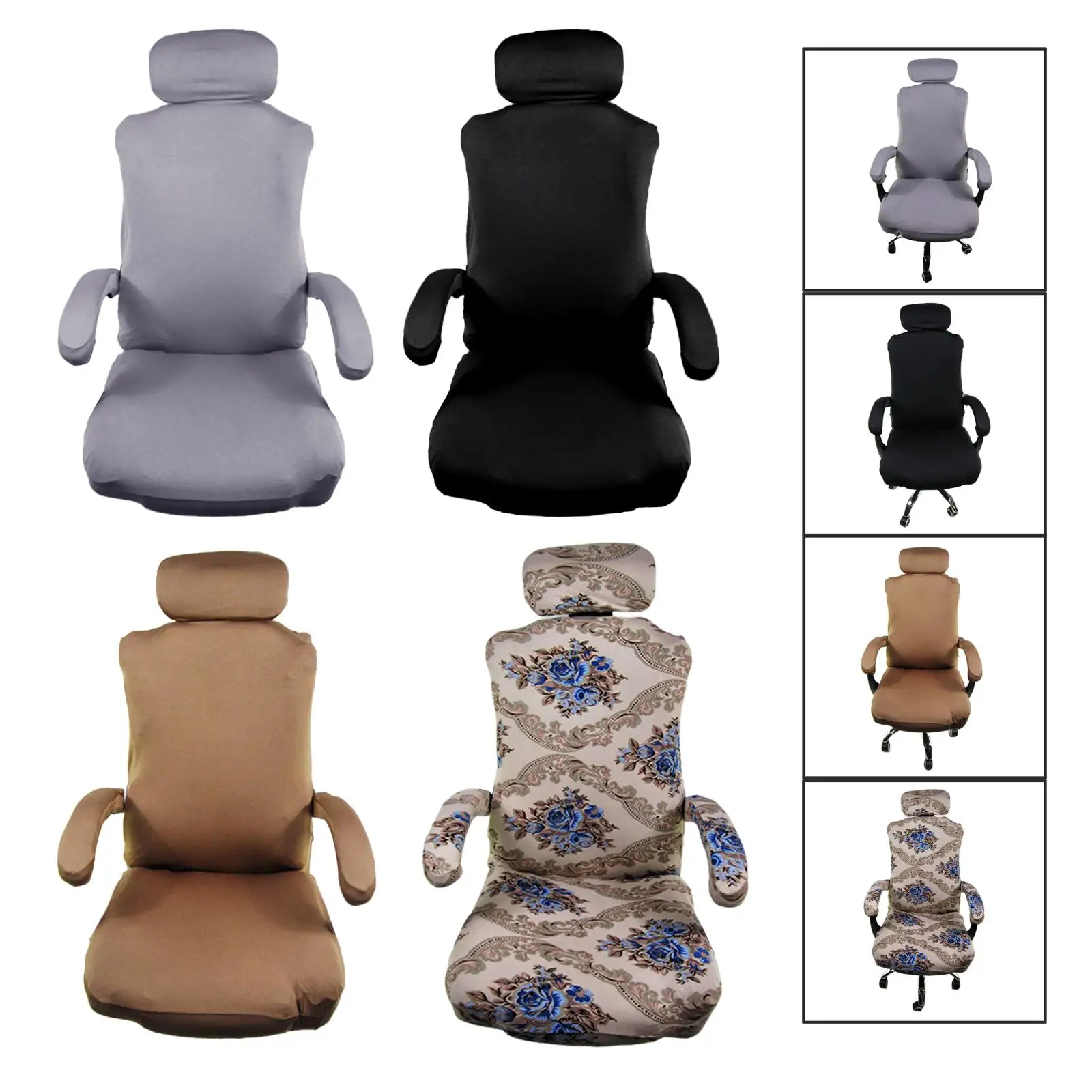 Elastic Swivel Computer Chair Cover Anti Dirty for Computer Chair