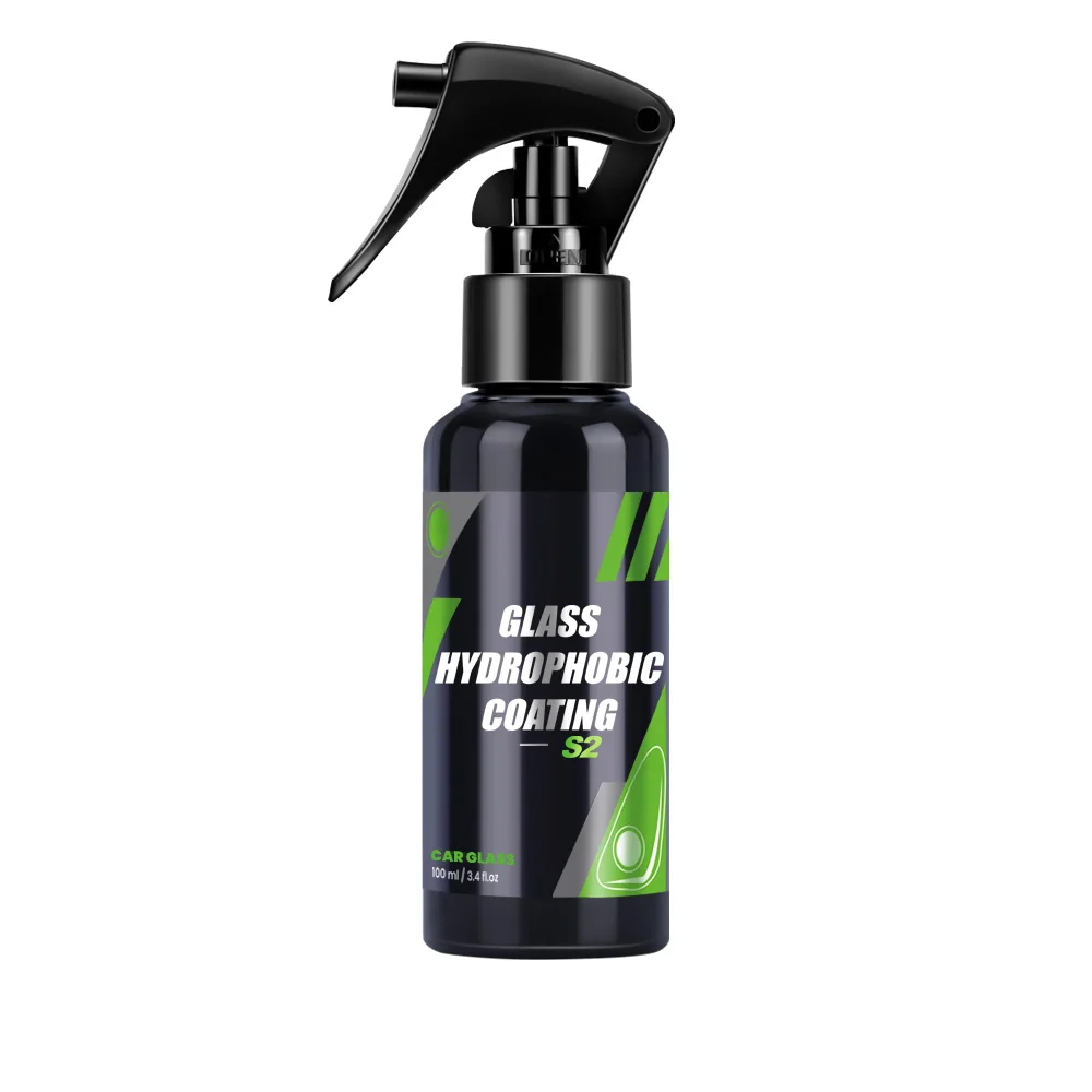Glas Hydrophobe Beschichtung Spray Regenabweisend Automotive Antirain Clear View Nano Wasserdichtes Mittel Autopflege Detail S2