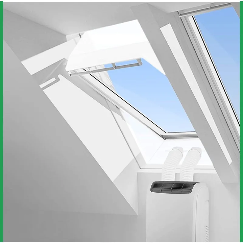 New Double Tube Roof Window Seal Kit Mobile Air Conditioner Double holes/Opening Seal Window Windshield 2