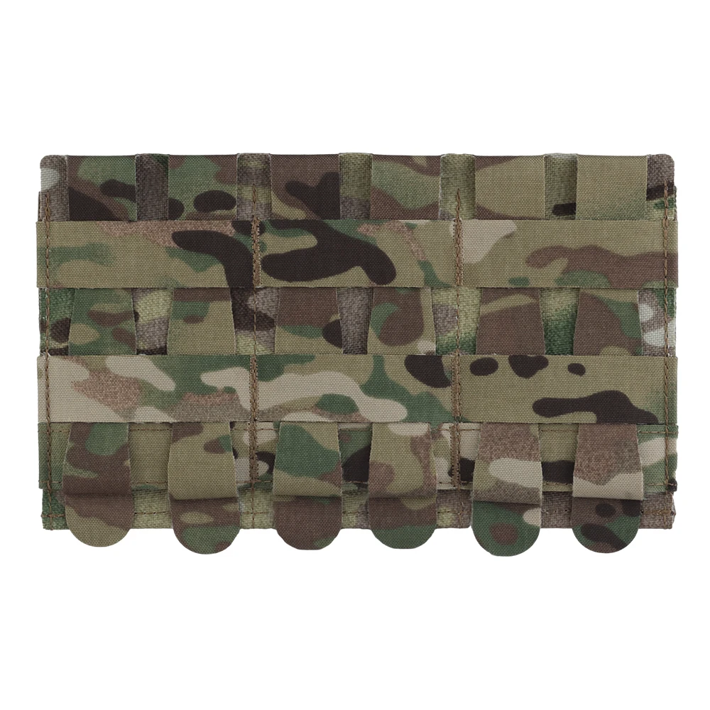 Tactical 5.56 7.62 Magazine Pouches Lightweight Elastic Fast Draw Airsoft Mag Pouch MOLLE Vest Belt Waist Bag Triple Open Top 3