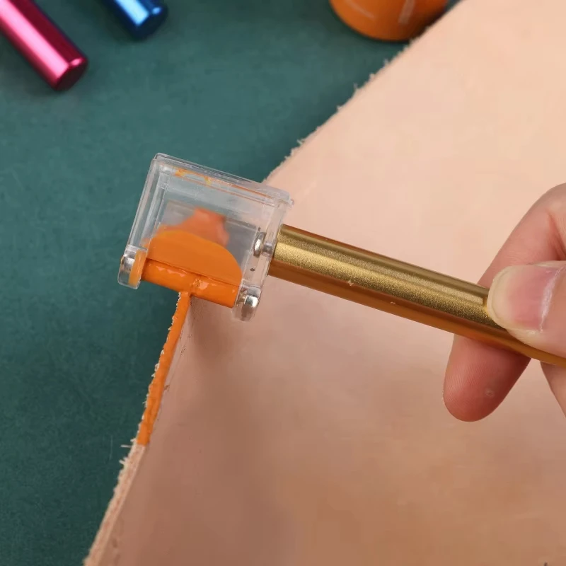 1PC Leather Edge Oil Roller Pen Gluing Dye Pen Applicator Paint Roller Tool DIY Leather Painting Accessories Craft Tool leather tools leather craft tools