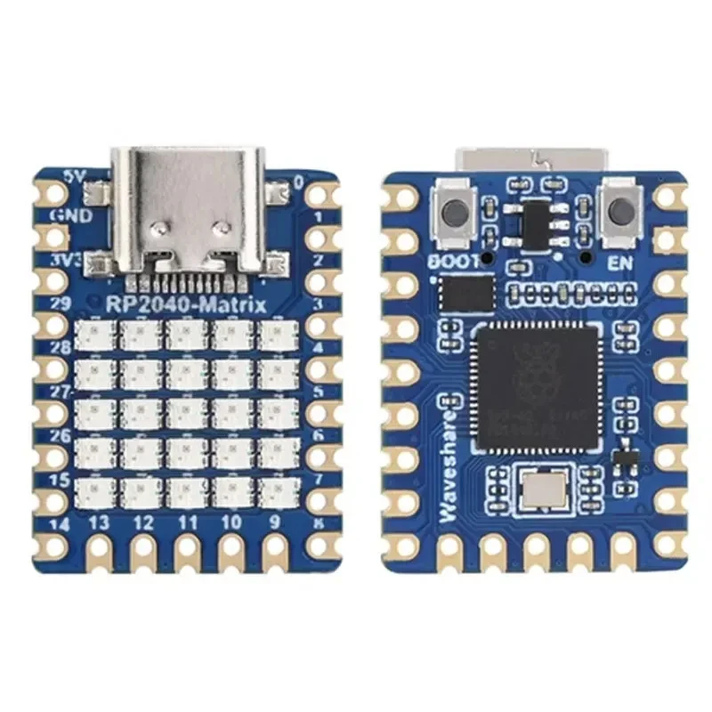 Raspberry Pi Rp2040 Pico Micro Development Board Matrix 5 Modulo Matrice Led 5Rgb