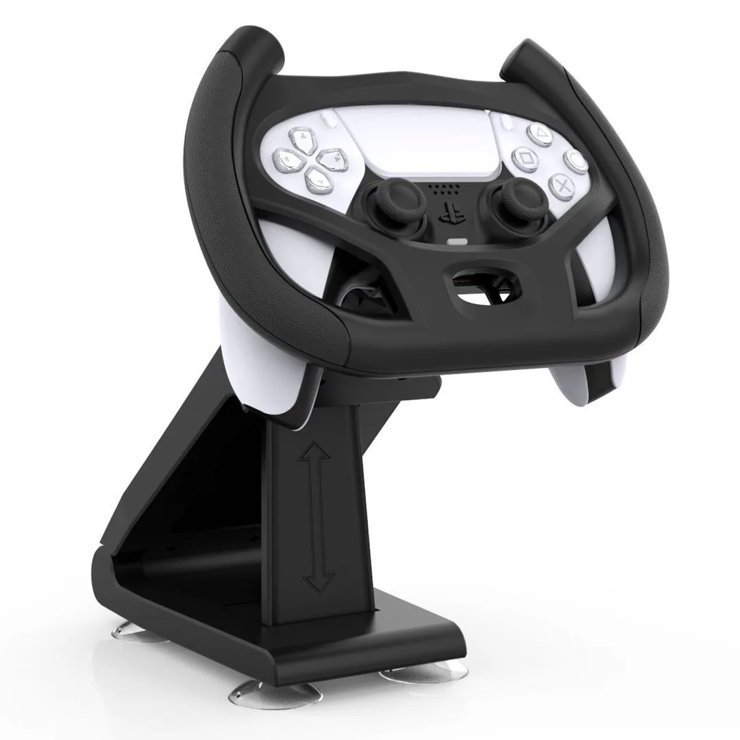 2025 HOT Professional Gaming Steering Wheel for PS5 Car Racing Games Handle with Bracket Electronic Machine Accessories