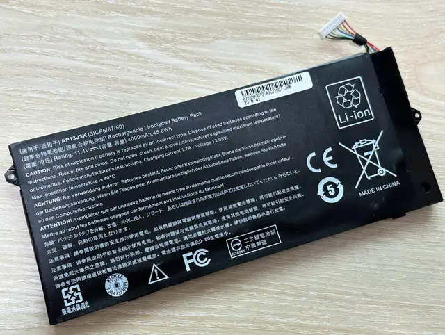 AP13J4K Replacement Battery For Acer Chromebook 11 C720, C740, CB3-431 – 3800mAh Li-Ion, 3-Year Warranty