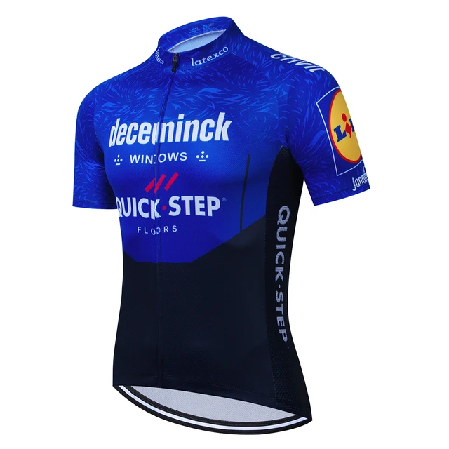 Deceuninck-Conjunto de Ropa de Ciclismo Quick-Step, Maillot de verano para bicicleta de montaña, camisetas de bicicleta de carretera, Tops de Ciclismo
