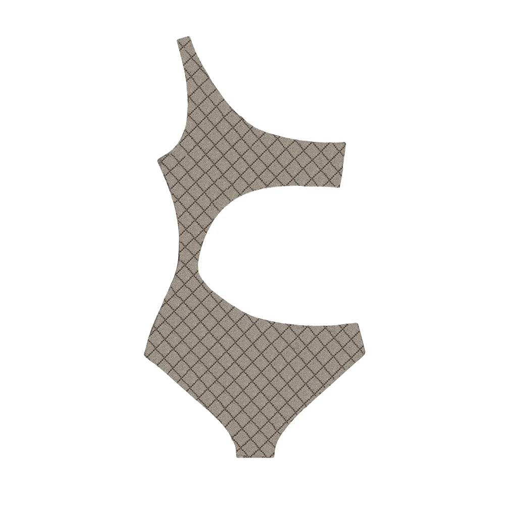 

WFMS MS Stretch Jersey Swimsuit Beige Ebony #wfms6584