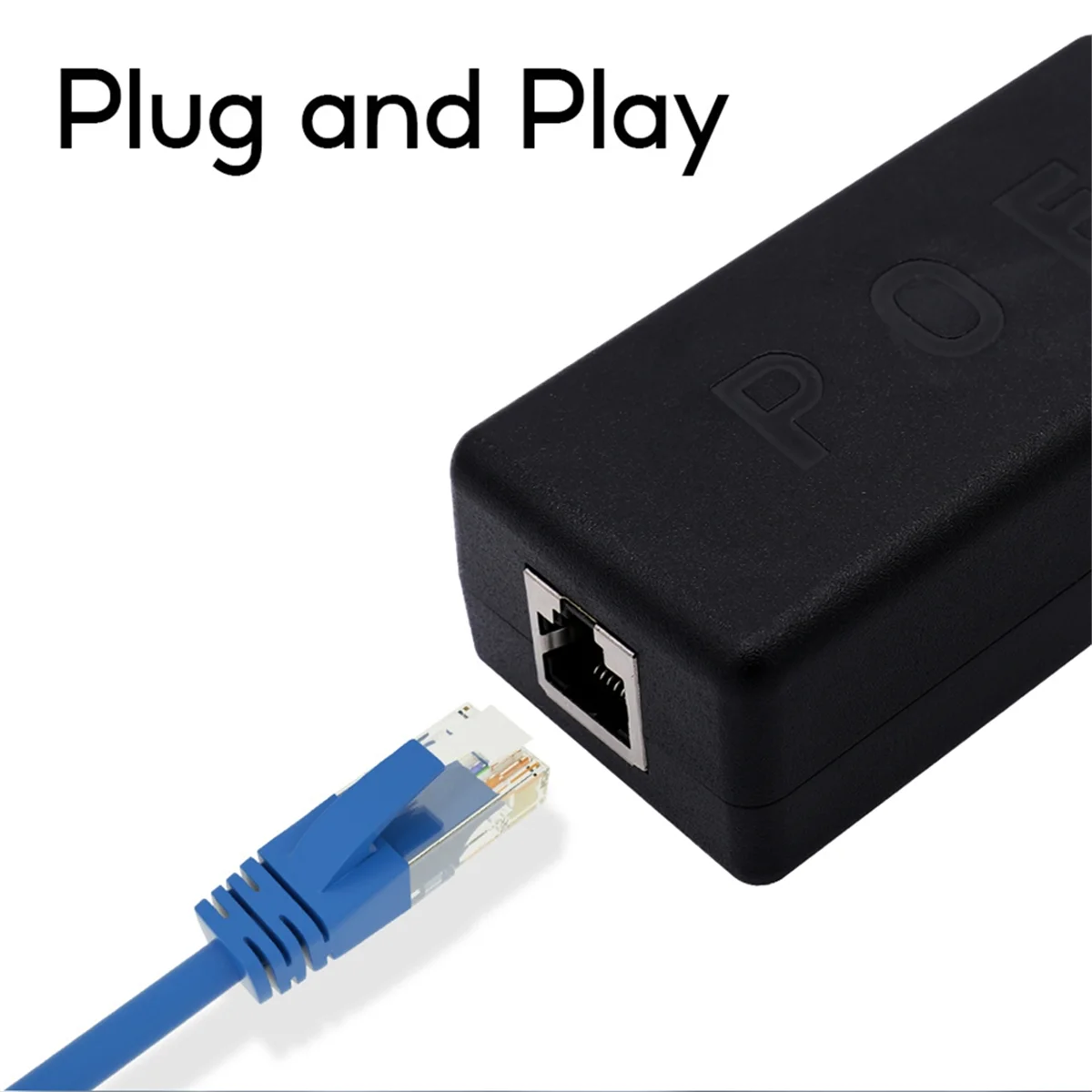 Gigabit POE 분배기 48V 12V 출력(IEEE 802.3af/AtJAS 포함)