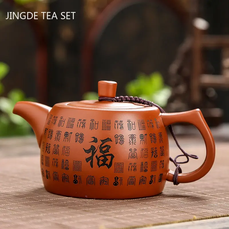 Master Handmade Yixing Purple Clay Tea Pot Tradition Dahongpao Filter Beauty Kettle Chinese Zisha Tea Set Household Drinkware