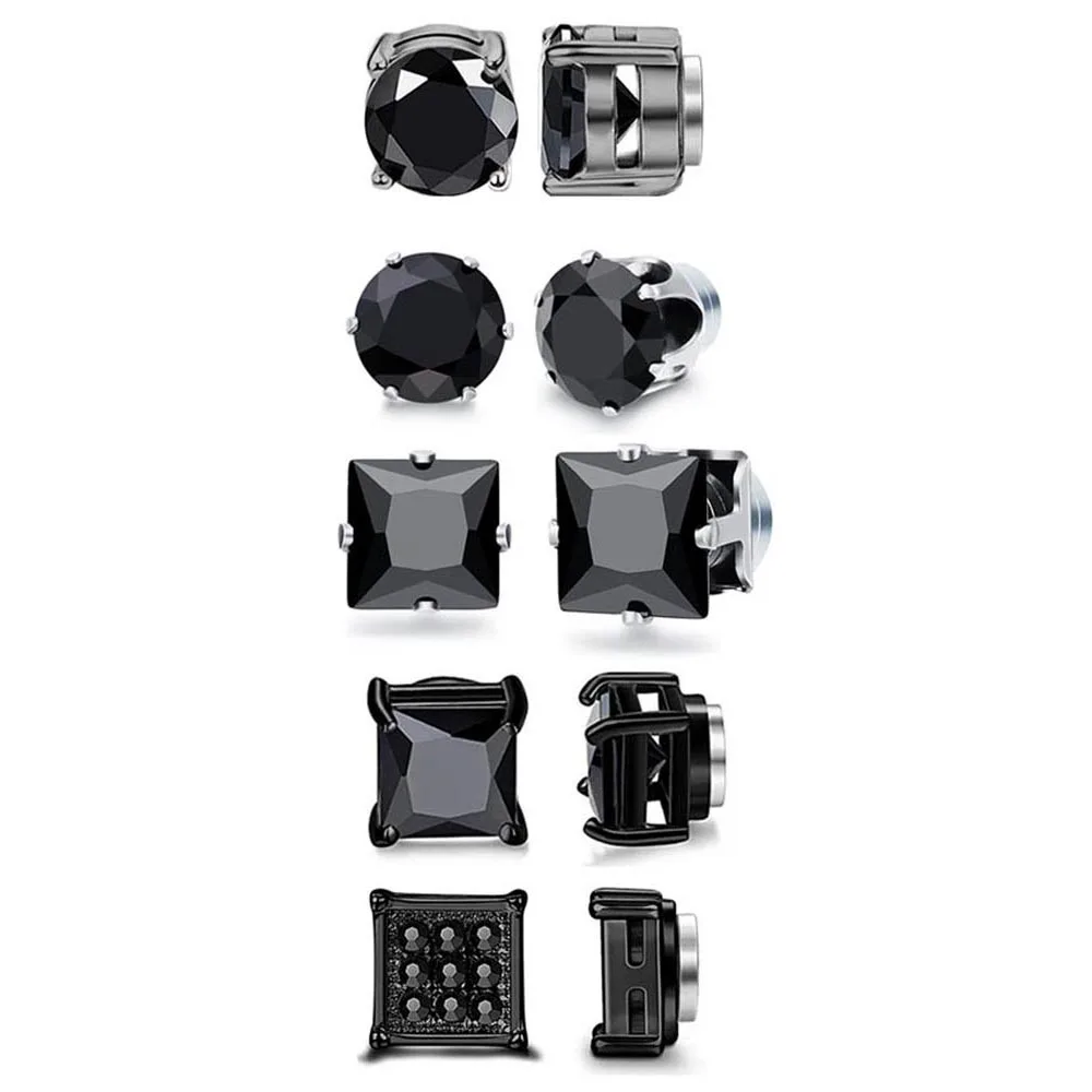 5 Pairs Set Black