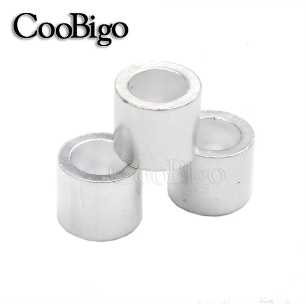 Cord Lock Stopper Detachable Stopper Cord Lock Cord Stopper Cord End Lock 50pcs M1~M8 Cord Lock Stopper Crimps Sleeves Cable Ferrule Stop Aluminum for Snare Wire Rope Clip Fittings Hardware Accessories