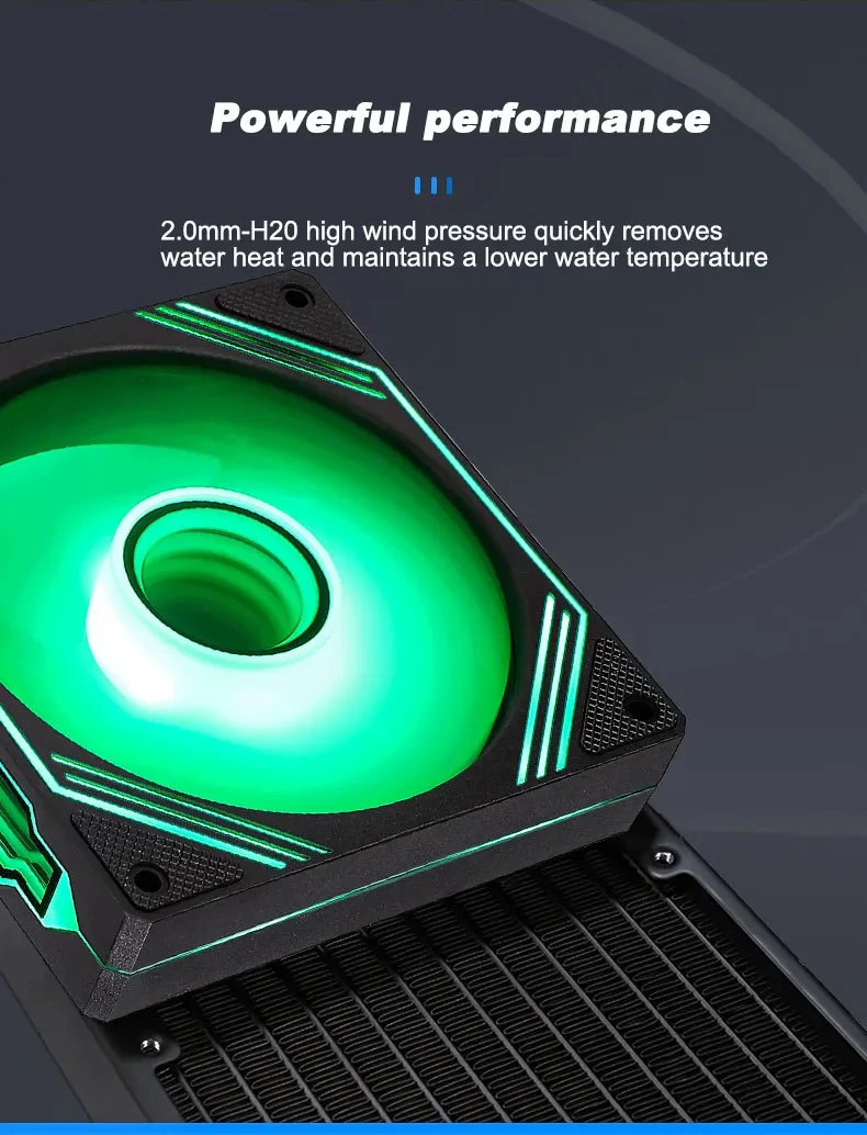 PF-14 PRISM 4PRO Computer Chassis Fan 14cm ARGB 4 Pin PWM Quiet Cooling Fan 12V