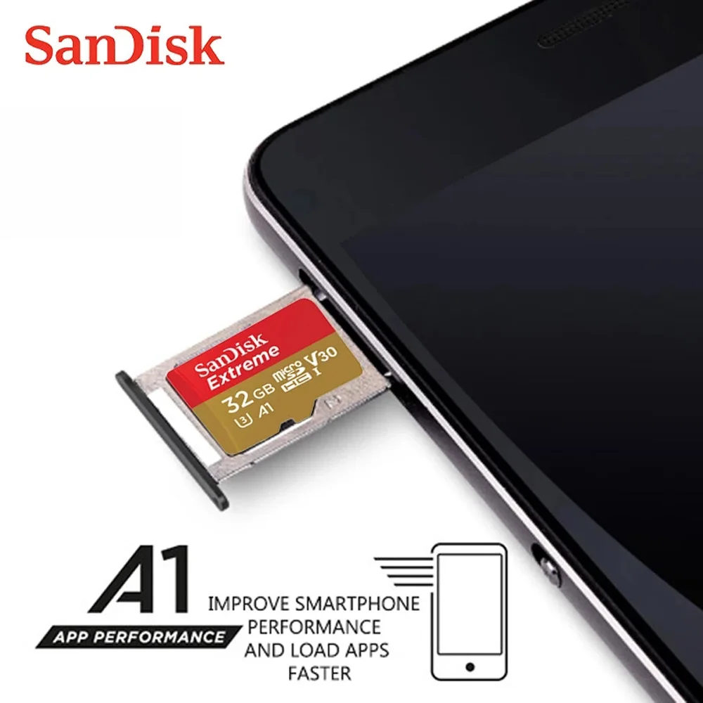 Micro SD Card Extreme V30 A2 C10 4K Video Memory Pocket DJI Mini
