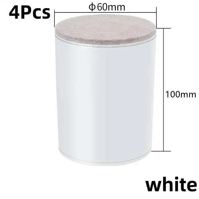 4-Piece Furniture Leg Pads Set - Sofa & Table Height Boosters, Cushioned Non-Slip Raising Mats