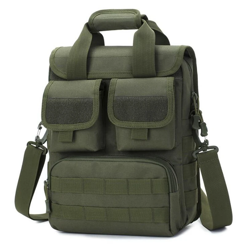

Men Tactical Handbag Laptop Bag Shoulder Crossbody Bags Camouflage Molle Hunting Camping Hiking Sports Outdoor