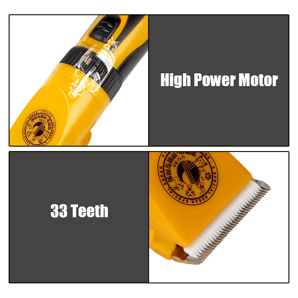 Optional Ceramic Blade Pet Hair Clipper Electric Scissors