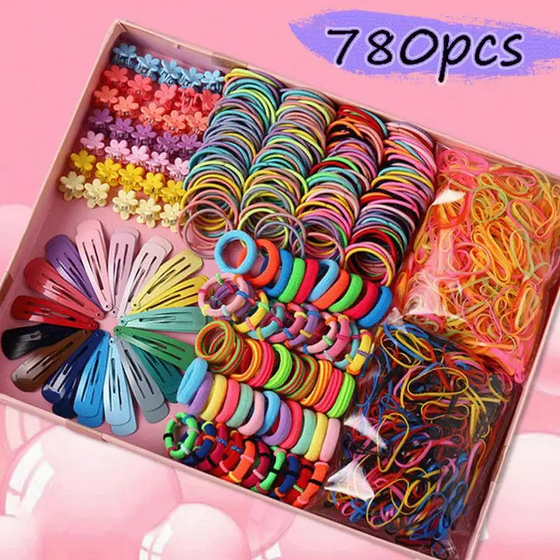 Hair Accessories Set For Girls Candy Colors Hair Ties Elastic Ponytail Holders Hair Ties Rubber Band  Minimalist Hair Accessorie bag accessorie diy fashionable colourful crossbody adjustable shoulder bag strap new replacement accessories bag belt handle