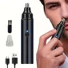 Electric Nose Hair Trimmer Portable Nose Ears Hair Eyebrow Trimmer for Men Women Rechargeable Painless Clipper 1