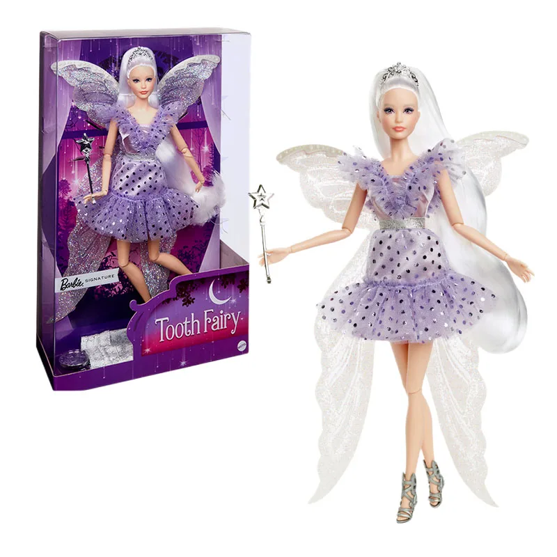 

Barbie Tooth Fairy Doll Anime Model Collection Action Figure Princess Adult Girls Kids Tale Toy Christmas Gifts Fast Delivery