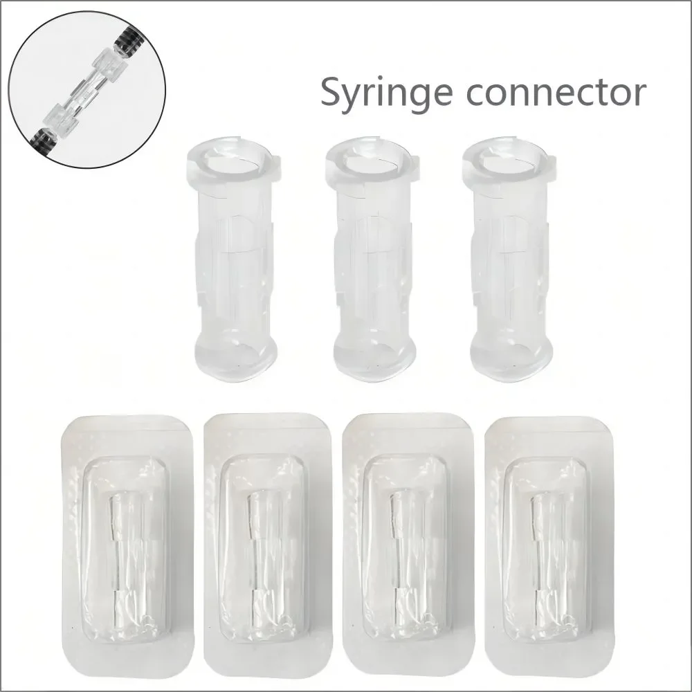 Medical Sterile Double Helix Sterile Adapter Female to Female Coupler PP Drug Guide Device Double Thread Syringe Coupler