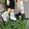 Ob11 Shoes Cool Boots Motorcycle Boots With Double Chain For Gsc, P9 Body, 1/12Bjd, Ymy, Molly, High Shoes Obitsu11 Doll 2