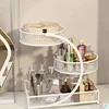 1pc Lightweight Varnished Metal Makeup Storage Rack - No - Installation, Ideal for Vanity Countertop, for Lipstick & Skincare 5