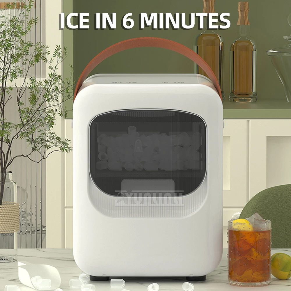 Automatic Ice Machine Large Capacity Desktop Ice Maker Machine with Self-Cleaning Function Kostkarka Dla Lodu
