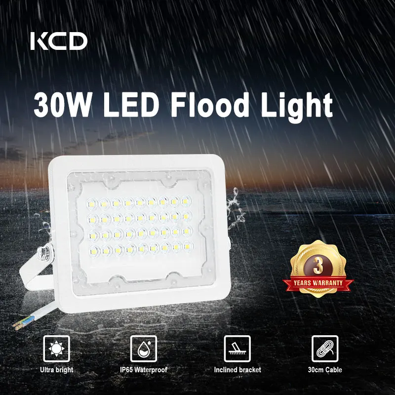 30W Led Flood Light Outdoor 220V Foco Led Exterior IP65 Waterproof Projecteur Led Éclairage D'Extérieur Cool White Led Spotlight 50w led light