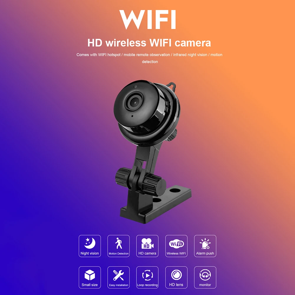 Car1080PWirelessWifiCameraIndoorOutdoorHDCameraHomeSecurity
