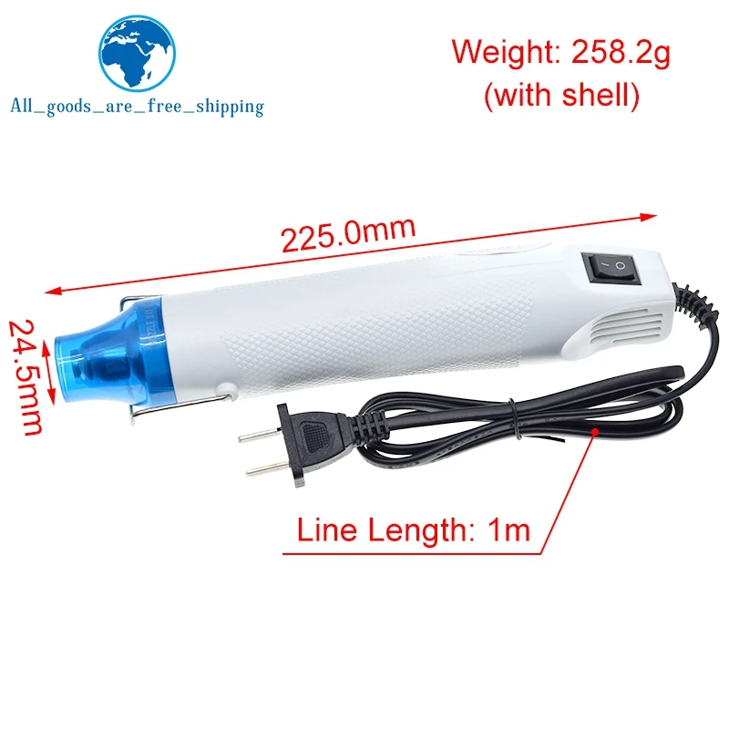 220V DIY Using Heat Gun Electric Power tool hot air 300W temperature Gun supporting seat Shrink Plastic DIY tool color hot air gun heat gun mini hot air gun