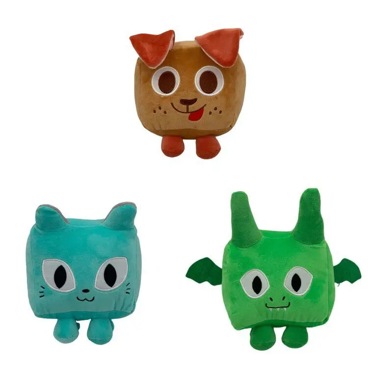 3Pcs/Set Anime Pet Simulator X Huge Cat Big Games Plush Doll Stuffed