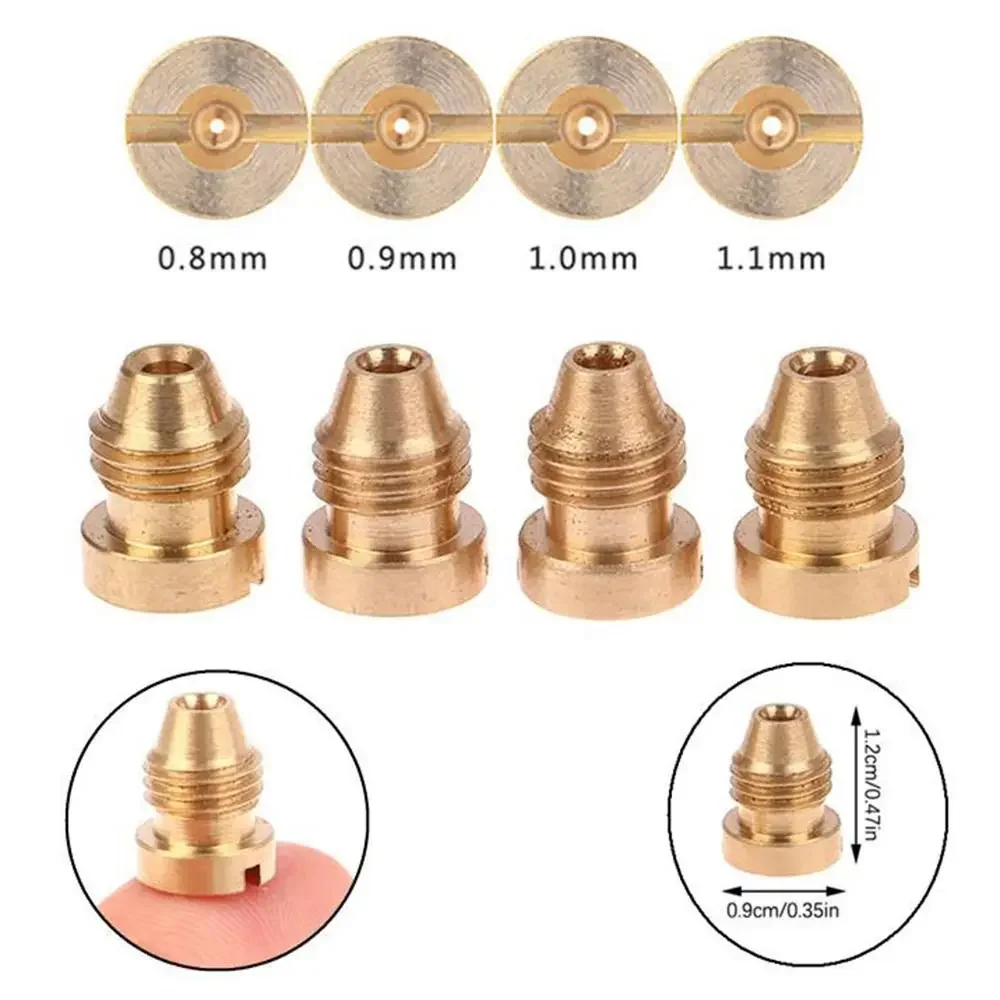 고압 세척기 스노우 폼 노즐, 0.8-1.4mm 스프레이 코어 오리피스 워셔 팁 (자동차 세척 액세서리용)