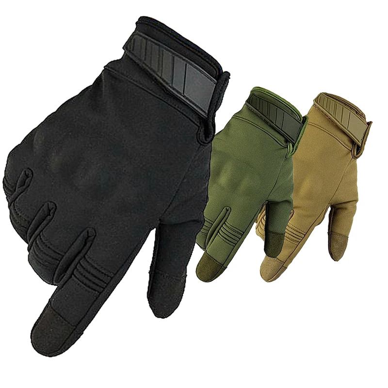 

Men Touch Screen Full Finger Gloves Cycling Climbing Gloves Outdoor sport Tactical Gloves Airsoft Paintball Gloves