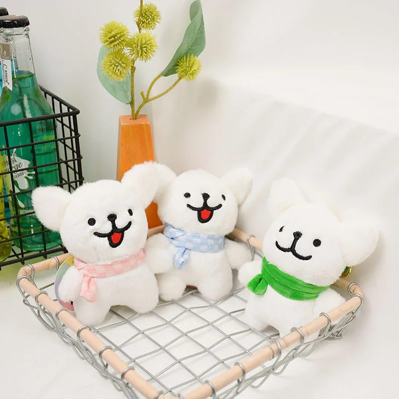 

Новый мультяшный милый шарф медведь плюшевый кулон творческое выражение полярный медведь брелок для студентов прилив украшения для рюкзака висящий подарок