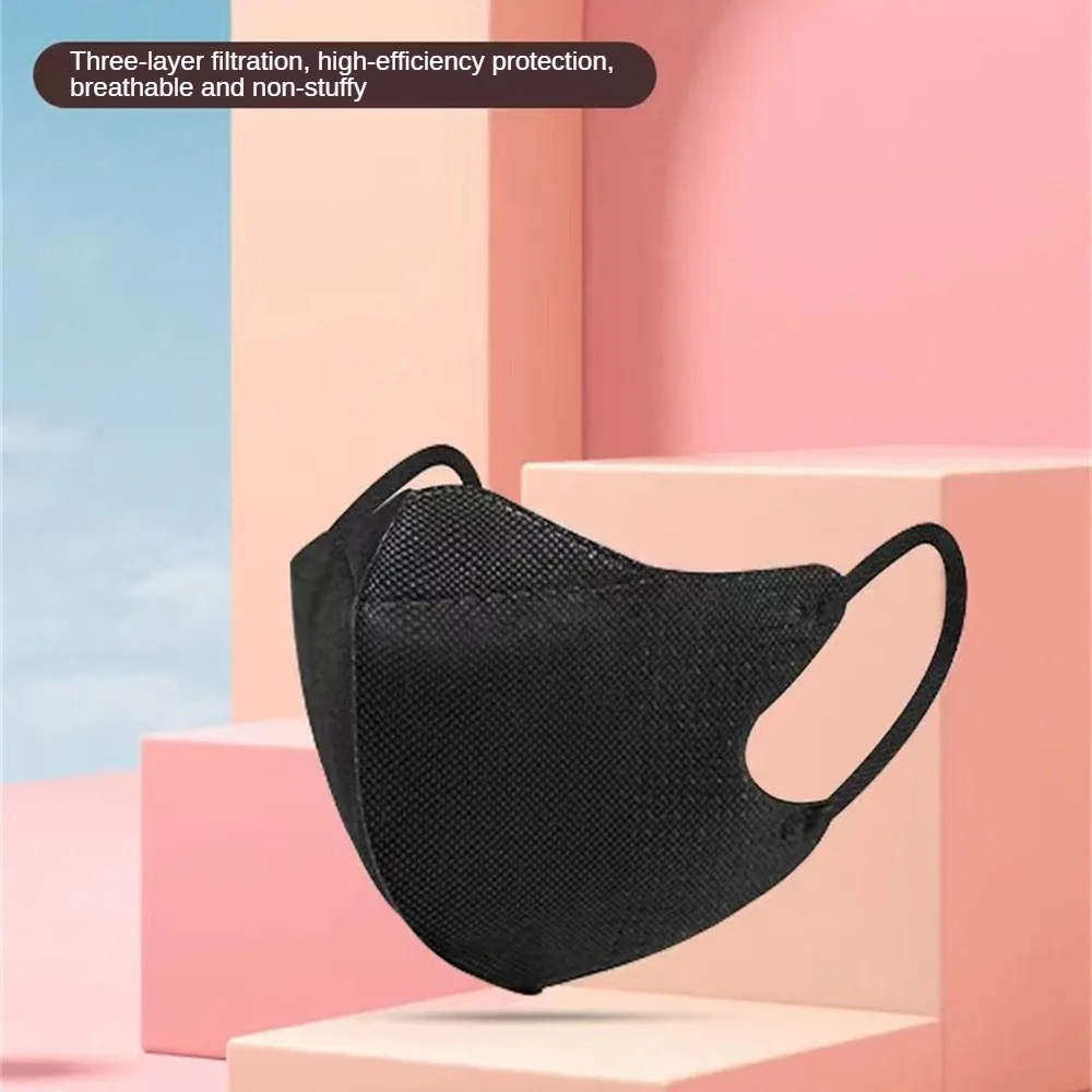 Summer Thin Mask Breathable Efficient Protection Three dimensional Three layer Mask Meltblown Cloth Protective Masks Thin