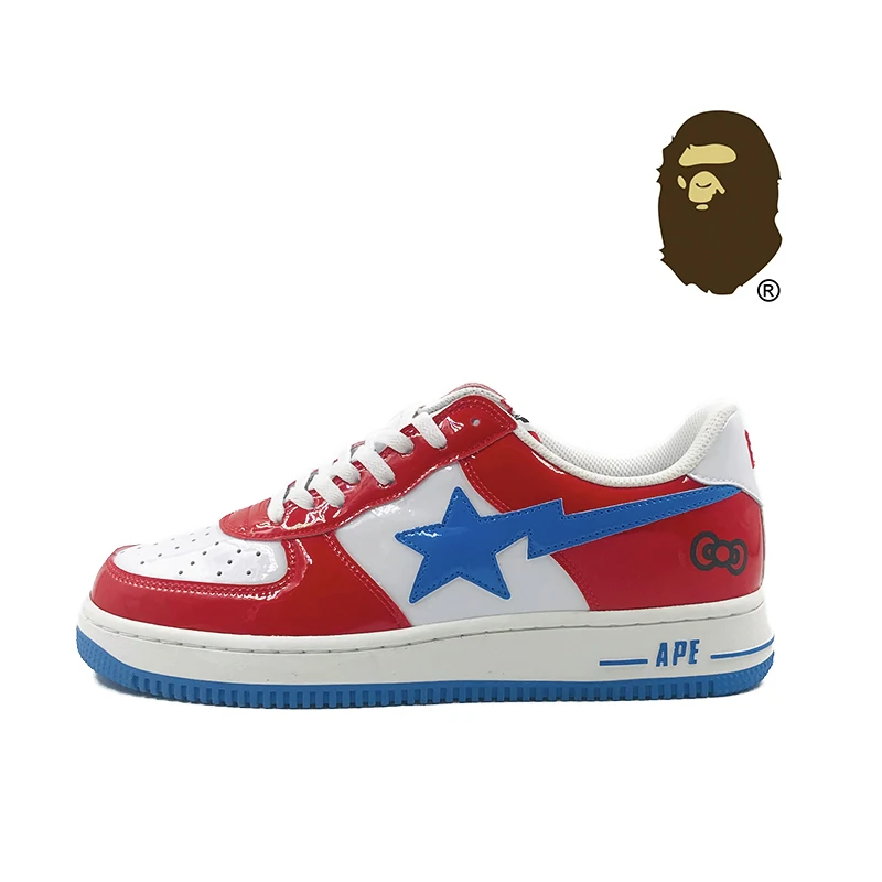 A Bathing Ape Sport Bapesta Platform AF Retro Gym Air Sneakers ...