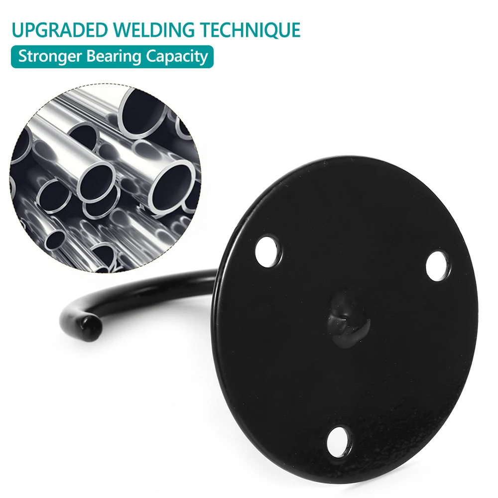 Premium Heavy Duty Metal Ceiling and Wall Hooks for Hanging Bird Feeders, Planters, Lanterns, and Artworks